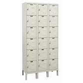 Galvanite Locker 6 Tier 3 Wide (Knock-Down)