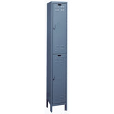 ValueMax One Wide Double Tier Locker in Hallowell Gray (Assembled)
