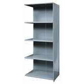Hi-Tech Shelving Heavy-Duty Closed Type Add-on Unit with 5 Shelves
