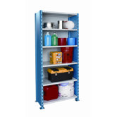 H-Post Shelving 123" High Capacity Closed Type Starter Unit with 6 Shelves