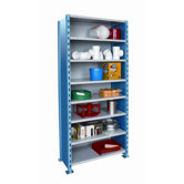 H-Post Shelving 87" High Capacity Closed Type Starter Unit with 8 Shelves