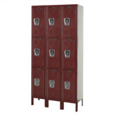 Premium Locker Triple Tier 3 Wide (Knock-Down)