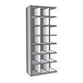 Hi-Tech Metal Bin Shelving Add-on Unit  Bins