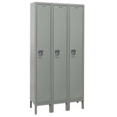 Maintenance-Free Quiet Locker Single Tier 3 Wide (Knock-Down)