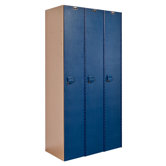 AquaMax Plastic Locker Single Tier 3 Wide (Assembled)