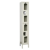 Safety-View Locker Double Tier 1 Wide (Assembled)