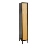 Metal Wood Hybrid Locker Single Tier 1 Wide (Assembled)