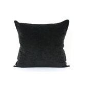 Black velvet euro sham