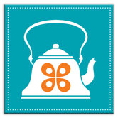 Kitschy Kitchen Decorative Tile in Whistler Teal