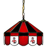 NCAA 16" Stained Glass Swag Lamp