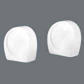Allegro White Salt and Pepper Shaker Set