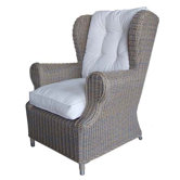 Outdoor Cottage Deep Seating Wing Chair