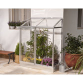 Lean To Silver Greenhouse
