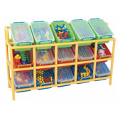 15 Bin Tilt Storage Unit