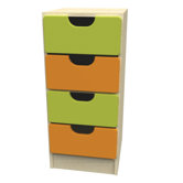 Novo 4 Drawer Storage Unit
