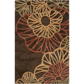 Himalaya Chocolate Floral Rug