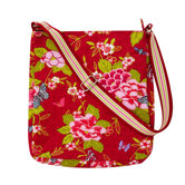 Floral Butterfly Messenger Bag