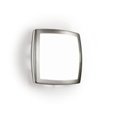 Deckenleuchte quadratisch "Mini" in Nickel satiniert