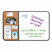Post-It Self-Stick Cork Bulletin and Dry Erase Board