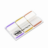 Durable Tabs, 1in, Green/Orange/Pink, 22/pack