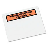 Envelopes W/"Packing List/Invoice Enclosed" Printed, 100/BX
