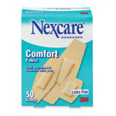 Fabric Bandages, Latex-free, Assorted Sizes, 50 per Pack