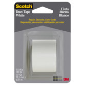 1.5" x 5 Yards Scotch White Duct Tape