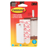Saw Tooth Picture Hanger with Command Adhesive