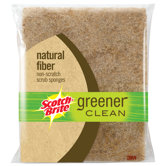 Scotch-Brite Greener Clean Natural Fiber Non Scratch Scrub Spo (2 Count)