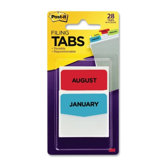 Post-it Printed Monthly Filing Tabs (28 Per Pack)