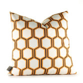 Estrella Plinko Pillow in Sunshine