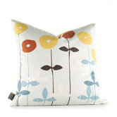 Aequorea Rhythm Scribble Pillow in Cornflower