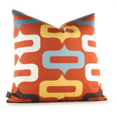 Aequorea Smile Pillow in Rust