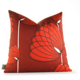 Aequorea Lotus Pillow in Scarlet