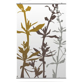 Morning Glory Wildflower Slat in Silver and Olive