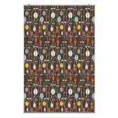 Aequorea Carnival Slat in Chocolate and Cornflower