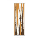 Bamboo Slat Hanging Panel in Sunshine