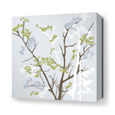 Ailanthus Stretched Wall Art in Sky