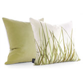 Summer Grass Throw Pillow
