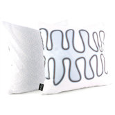 Kelp Throw Pillow in Aqua