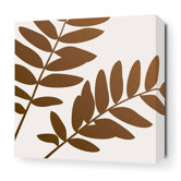 Leaf Stretched Wall Art