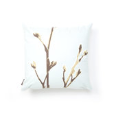 Axis Throw Pillow in Aqua