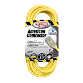 Outdoor T-Prene Extension Cord with Lighted End