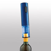 Electric Blue Cobalt Push - Button Corkscrew