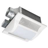 Whisper Fit-Lit 2 Light 80 CFM Bathroom Ventilation Fan-Light