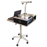 Sit-Stand Presentation Cart