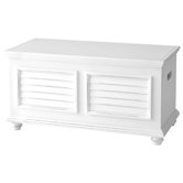 Outer Banks Wood Top Storage Trunk