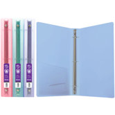 Glitter Poly 3-Ring Binder with Pocket (Set of 48)