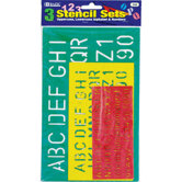 Lettering Stencil Sets (Set of 3)
