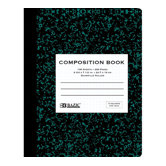 Quad-Ruled Marble Composition Book (Set of 48)